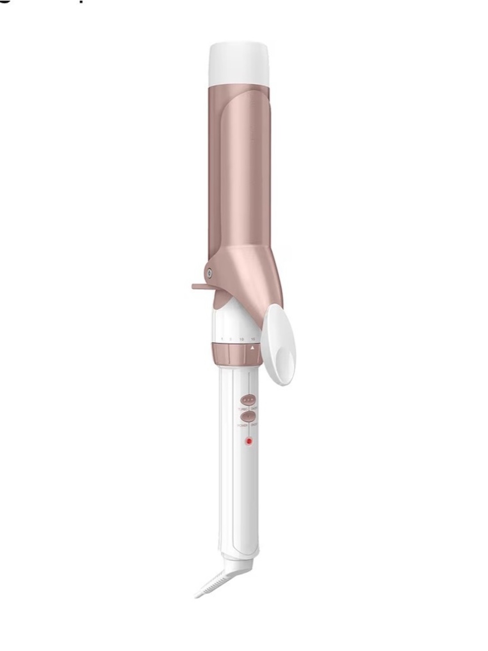 Conair Curling Iron, Double Ceramic, 1 1/2" Barrel, White/Rose Gold